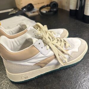 OnCept White and Beige Sneakers